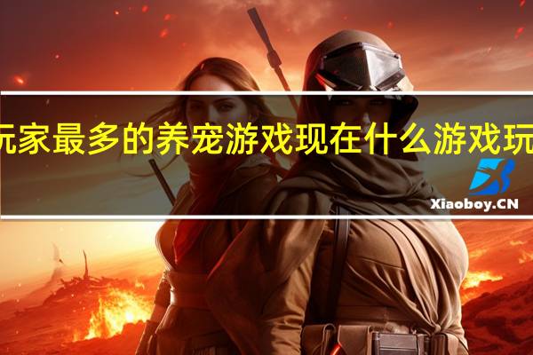 玩家最多的养宠游戏 现在什么游戏玩家最多