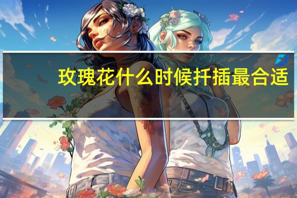 玫瑰花什么时候扦插最合适