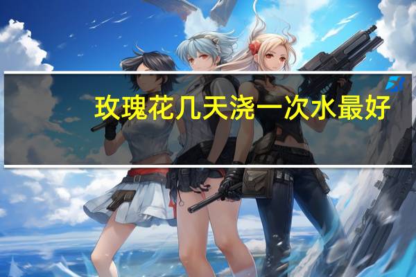 玫瑰花几天浇一次水最好
