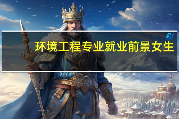 环境工程专业就业前景女生