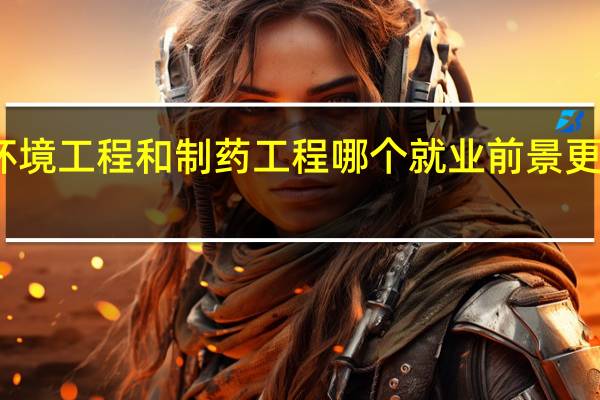 环境工程和制药工程哪个就业前景更好一些，哪个更适合以后澳洲移民，哪个更适合国内就业