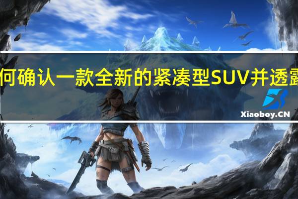 现代汽车如何确认一款全新的紧凑型SUV并透露它将名称Venue