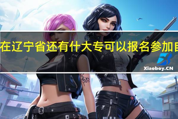 现在辽宁省还有什大专可以报名参加自主招生
