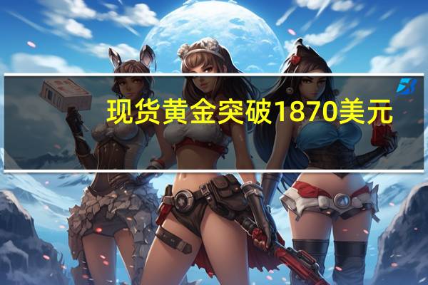 现货黄金突破1870美元/盎司日内涨0.30%
