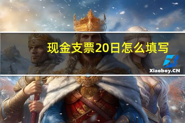 现金支票20日怎么填写（现金支票20号怎么写）