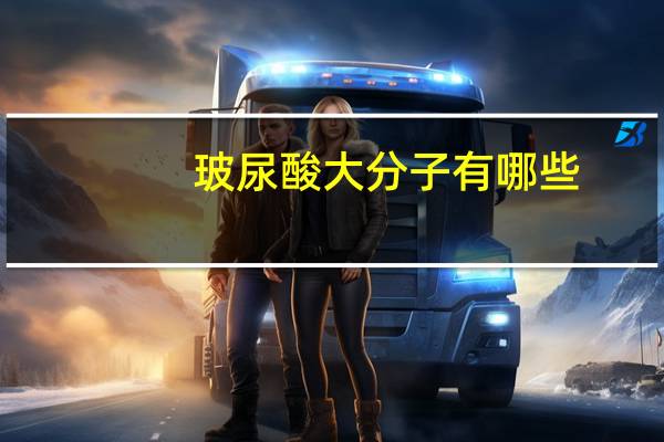 玻尿酸大分子有哪些(大分子进口玻尿酸有哪些)