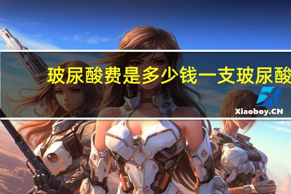 玻尿酸费是多少钱 一支玻尿酸一般要多少钱