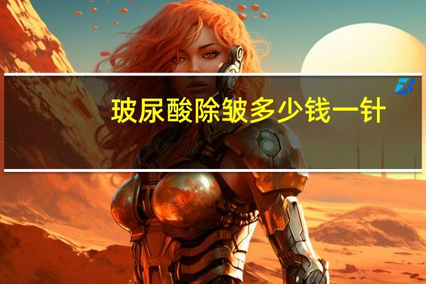 玻尿酸除皱多少钱一针(容恩玻尿酸除皱什么价)