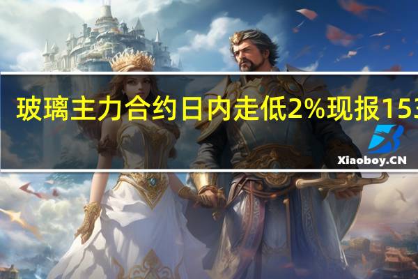 玻璃主力合约日内走低2%现报1534元/吨