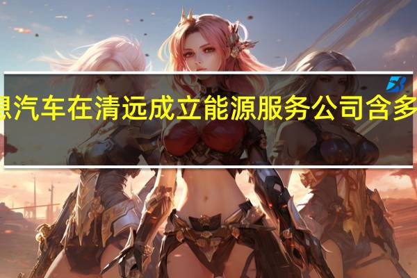 理想汽车在清远成立能源服务公司 含多项AI业务