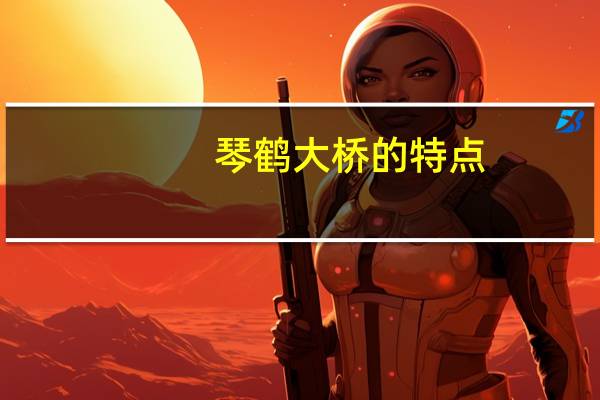 琴鹤大桥的特点