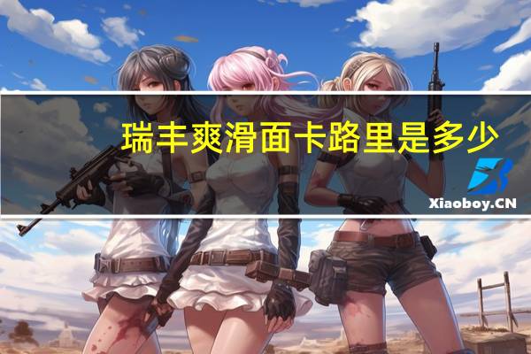 瑞丰 爽滑面卡路里是多少