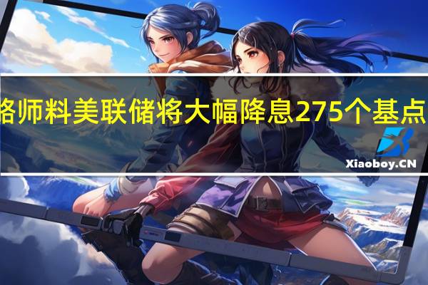 瑞银策略师料美联储将大幅降息275个基点 远超市场共识