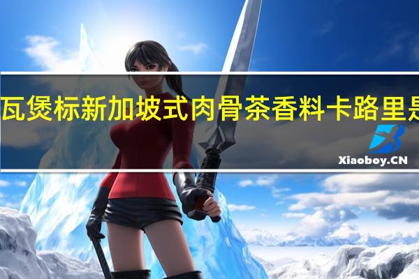 瓦煲标 新加坡式肉骨茶香料卡路里是多少