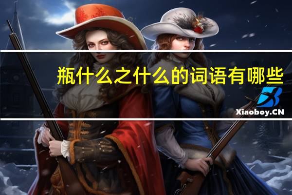 瓶什么之什么的词语有哪些?