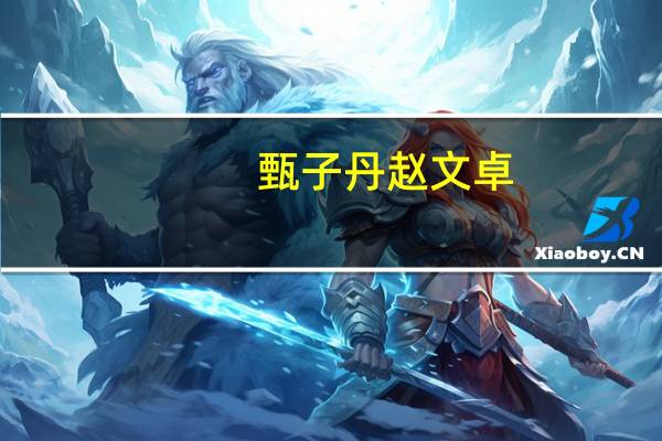 甄子丹赵文卓（曾子丹）