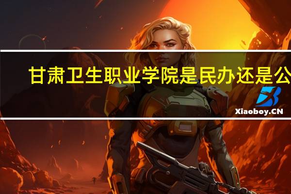 甘肃卫生职业学院是民办还是公办