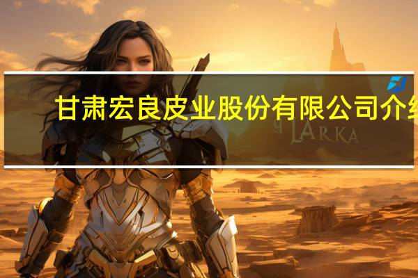 甘肃宏良皮业股份有限公司介绍
