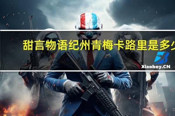 甜言物语 纪州青梅卡路里是多少