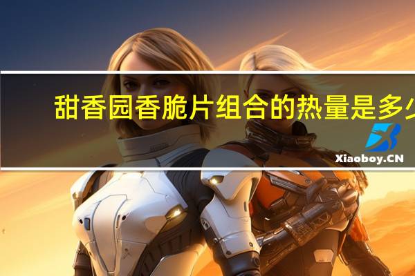 甜香园 香脆片组合的热量是多少