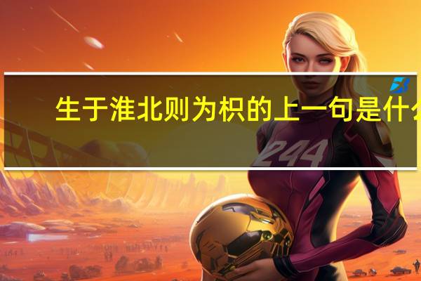 生于淮北则为枳的上一句是什么