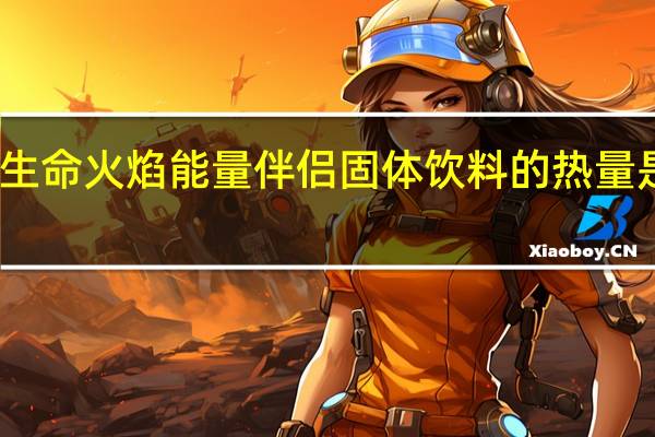 生命火焰 能量伴侣固体饮料的热量是多少