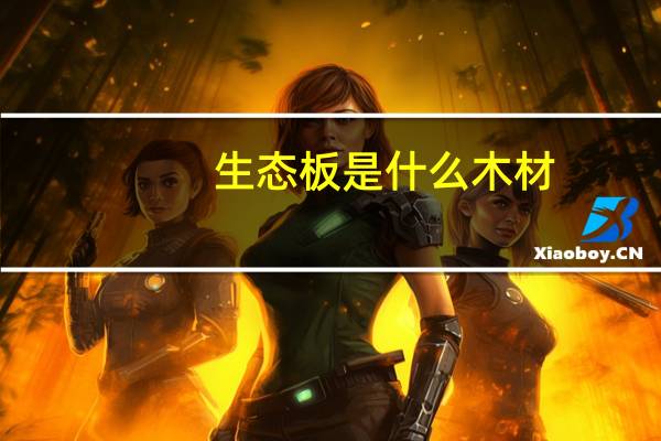 生态板是什么木材（生态板是什么）
