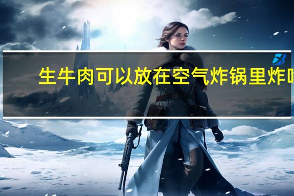 生牛肉可以放在空气炸锅里炸吗