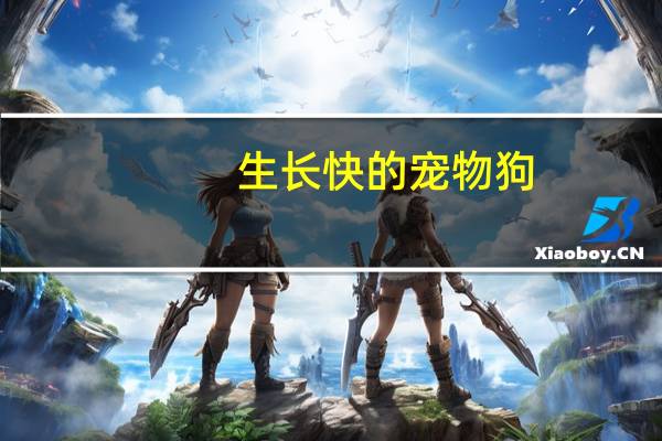 生长快的宠物狗