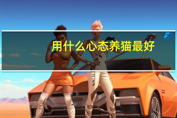 用什么心态养猫最好