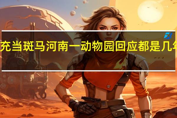 用驴充当斑马河南一动物园回应 都是几年前的视频