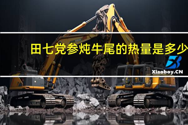 田七党参炖牛尾的热量是多少？