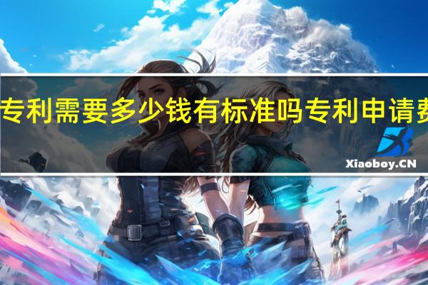 申请专利需要多少钱有标准吗 专利申请费用是多少