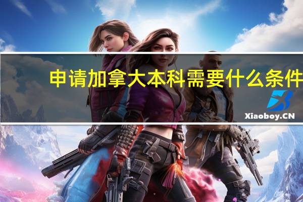 申请加拿大本科需要什么条件