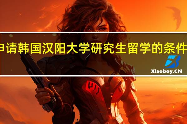 申请韩国汉阳大学研究生留学的条件是什么