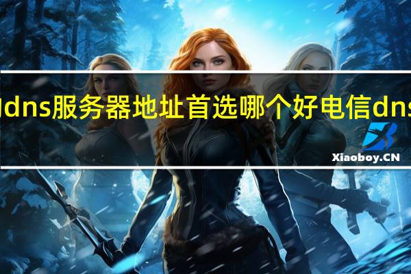 电信的dns服务器地址首选哪个好 电信dns服务器地址