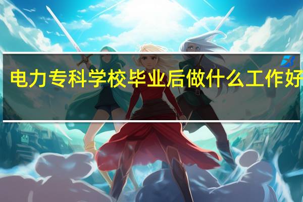 电力专科学校毕业后做什么工作好就业