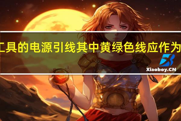 电动工具的电源引线其中黄绿色线应作为什么线使用（电动工具的电源引线其中黄绿双色线应作为( )线使用）