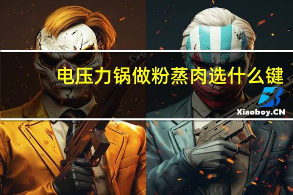 电压力锅做粉蒸肉选什么键