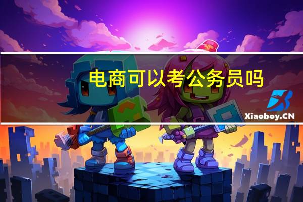 电商可以考公务员吗