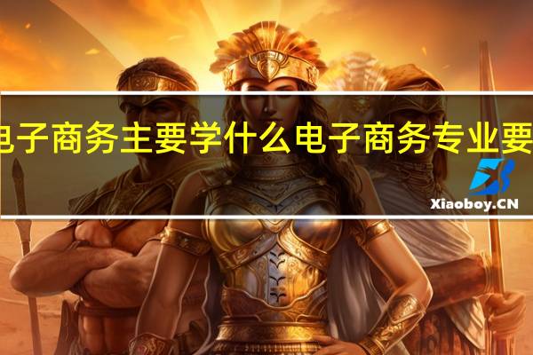 电子商务主要学什么 电子商务专业要学什么