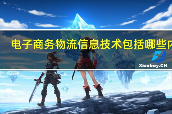 电子商务物流信息技术包括哪些内容