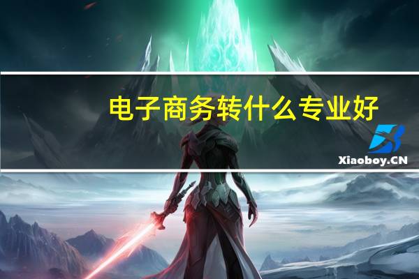电子商务转什么专业好