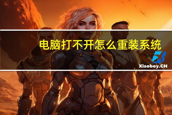 电脑打不开怎么重装系统（电脑打不开）