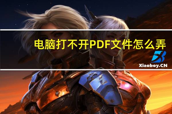 电脑打不开PDF文件怎么弄(电脑不能打开pdf文件怎么办)