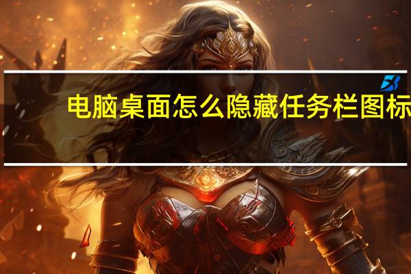 电脑桌面怎么隐藏任务栏图标（怎么隐藏任务栏图标）