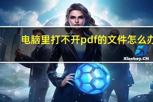 电脑里打不开pdf的文件怎么办（电脑打不开pdf文件怎么办）