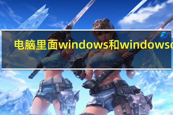 电脑里面windows和windows old