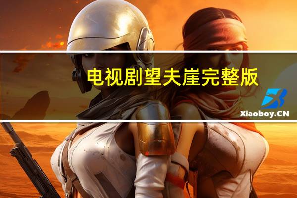 电视剧望夫崖完整版（电视剧望夫崖）