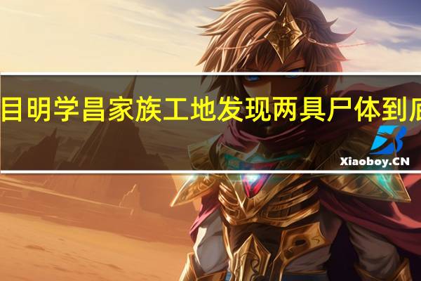 电诈头目明学昌家族工地发现两具尸体 到底什么情况呢